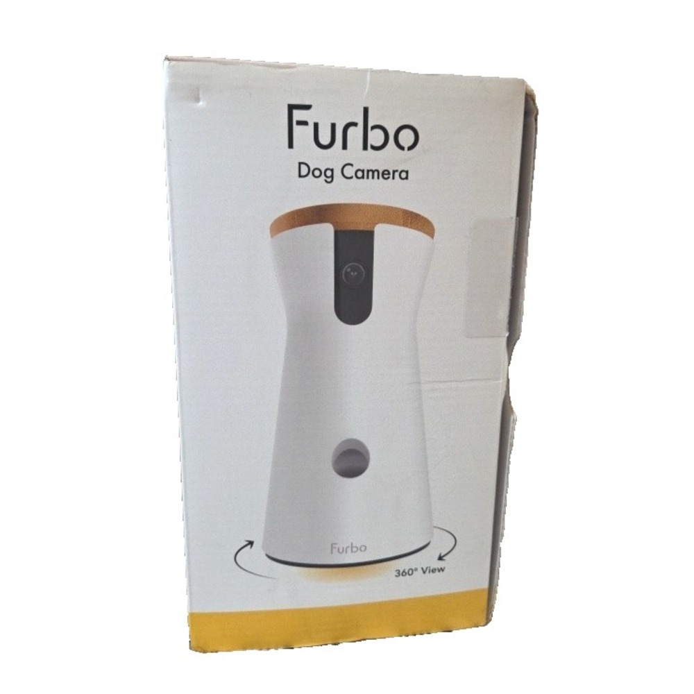 Furbo Dog Camera 1080p Full HD 360° Rotating Wi-Fi Night Vision Treat Dispenser